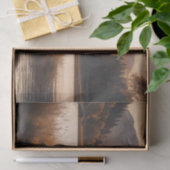 Enorme herten op Mountain Lake Tissuepapier (Geschenk)