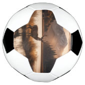 Enorme herten op Mountain Lake Voetbal (Gedraaid)