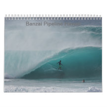 Enorme Pipeline Winter Surf Kalender
