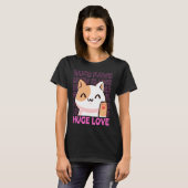 Enorme poten Enorme klauwen Enorme ogen Enorme lie T-shirt (Voorkant volledig)
