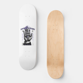 Enorme reus: alziend oog persoonlijk skateboard