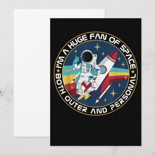 enorme ruimte voor zowel externe als persoonlijke  save the date (Voorkant / Achterkant)