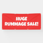 Enorme Rummage Sale Banner (Horizontaal)