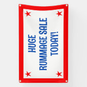 Enorme Rummage Sale Banner (Verticaal)