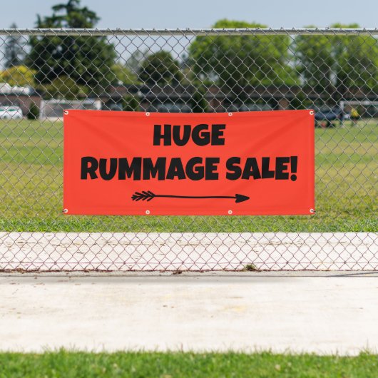 Enorme Rummage Sale! Bright Banner (Insitu)