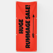 Enorme Rummage Sale! Bright Banner (Verticaal)