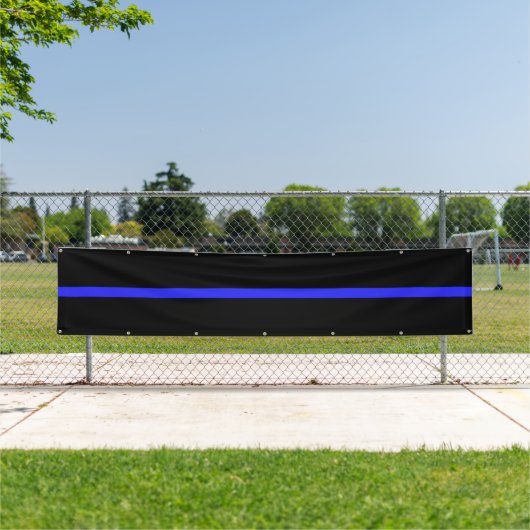 Enorme Thin Blue Line Standard-versie Spandoek (Insitu)