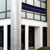 Enorme Thin Blue Line Standard-versie Spandoek (Buitenkant Gebouw)
