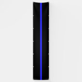 Enorme Thin Blue Line Standard-versie Spandoek (Verticaal)