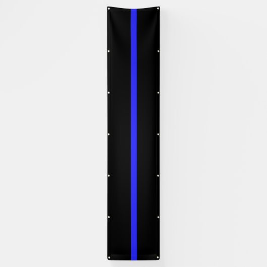 Enorme Thin Blue Line Standard-versie Spandoek (Verticaal)