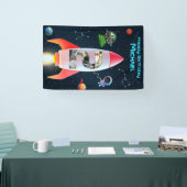 Enorme twee foto collage | 2e verjaardag Space Roc Spandoek (Beurs)