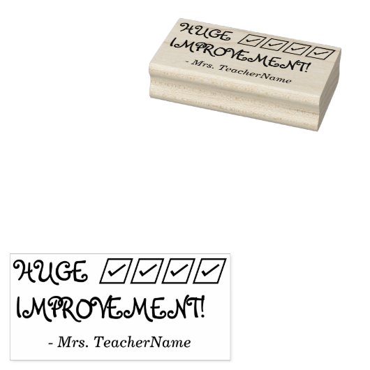 "ENORME VERBETERING!" Het sorteren Rubberzegel Rubberstempel (Gestempeld)