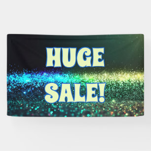 Enorme verkoop glitter banner