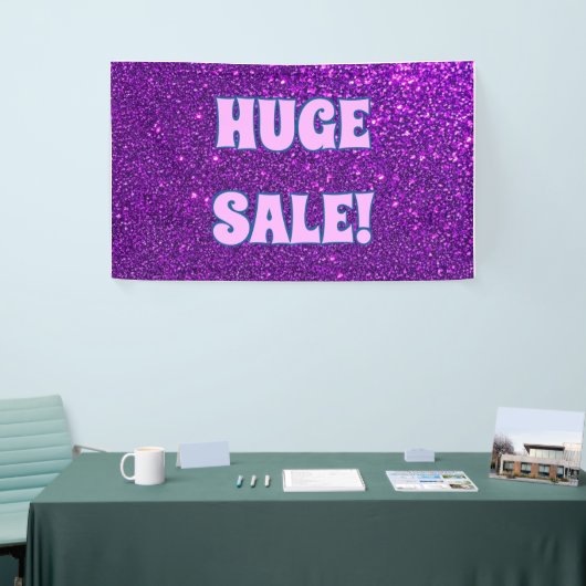 Enorme verkoop glitter banner (Beurs)