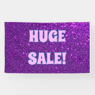 Enorme verkoop glitter banner