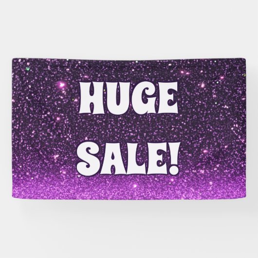 Enorme verkoop glitter banner (Horizontaal)