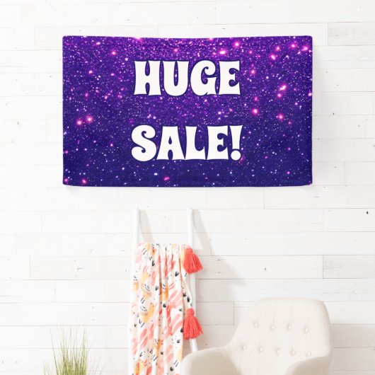 Enorme verkoop glitter banner (Insitu)