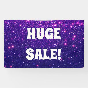Enorme verkoop glitter banner