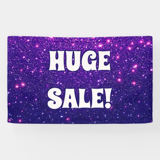 Enorme verkoop glitter banner (Horizontaal)