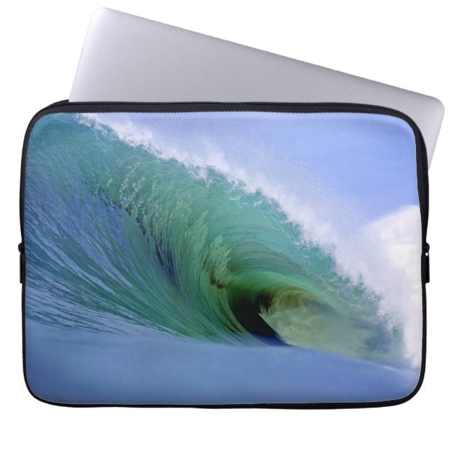 Enorme Wave Nias Island Laptop Sleeve (Voorkant)