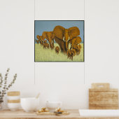 Enormous but caring poster (Keuken)