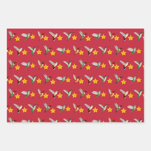 Enorroe en sterren inpakpapier vel (Voorkant 3)