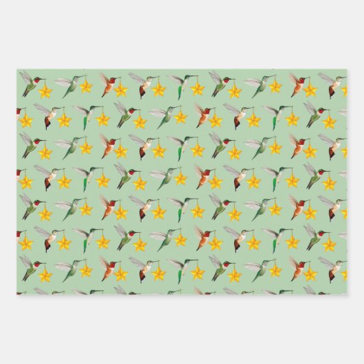 Enorroe en sterren inpakpapier vel (Voorkant 2)