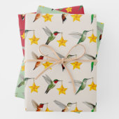 Enorroe en sterren inpakpapier vel (In situ)