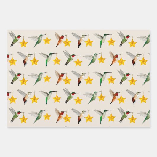 Enorroe en sterren inpakpapier vel (Voorkant)