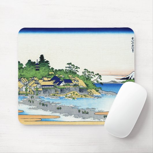 Enoshima in de provincie Sagami Katsushika Hokusai Muismat (Met muis)