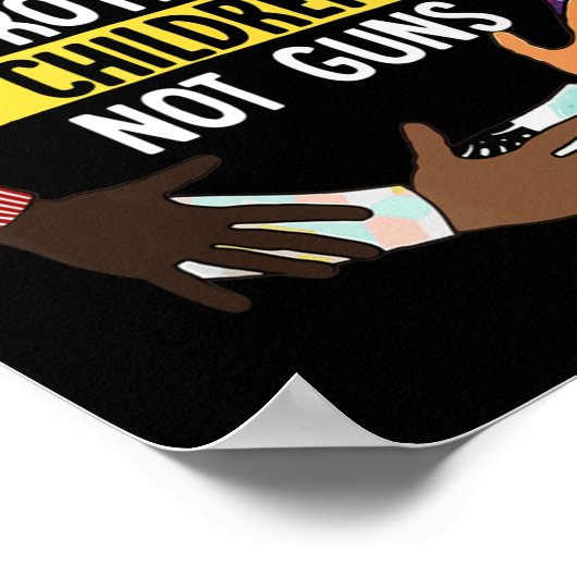 Enough End Gun Violence Awareness Day Wear Orange Poster (Hoek)