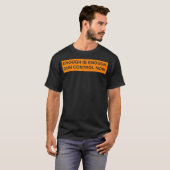 enough is enough control now t-shirt (Voorkant volledig)