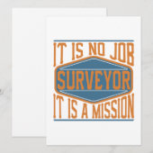 Enquête - Het is geen baan, het is een missie Feestdagenkaart (Voorkant / Achterkant)