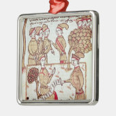 Enquête met zijn werknemers metalen ornament (Links)