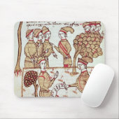 Enquête met zijn werknemers muismat (Met muis)