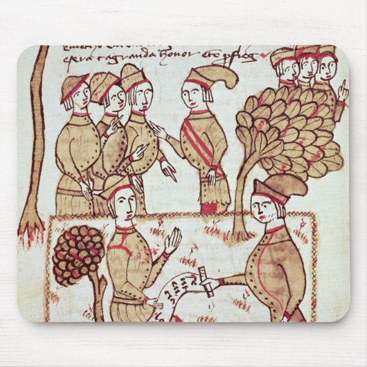 Enquête met zijn werknemers muismat (Voorkant)