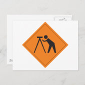 Enquête op werkbord briefkaart (Voorkant / Achterkant)