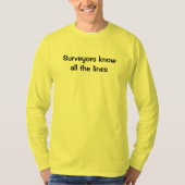 Enquêtes over lange hoes T-shirt (Voorkant)