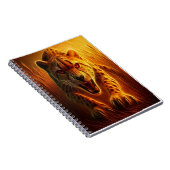 Enraged Cheetah Notebook Notitieboek (Rechterzijde)