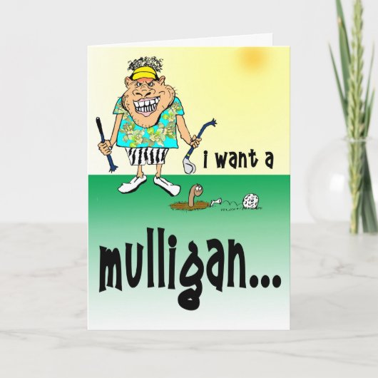 Enraged Golfer Kaart (Voorkant)