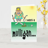 Enraged Golfer Kaart (Gele Bloem)