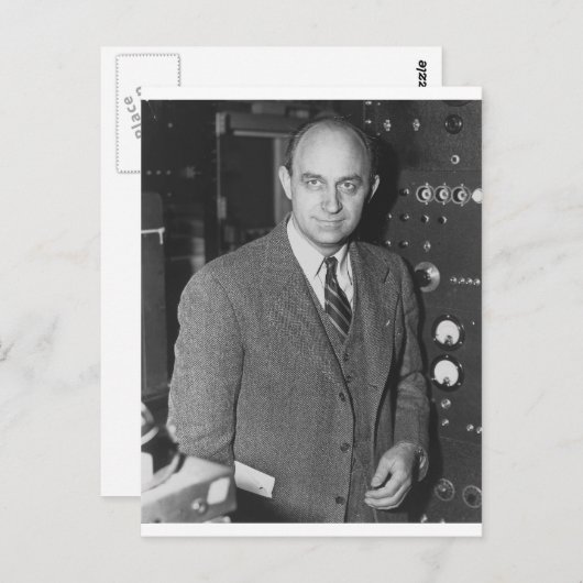 enrico fermi briefkaart (Voorkant / Achterkant)