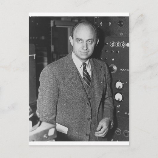 enrico fermi briefkaart (Voorkant)