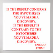 enrico fermi poster (Voorkant)