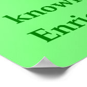 enrico fermi quote poster (Hoek)