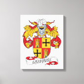 Enriquez Family Crest Canvas Afdruk (Voorkant)