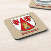 Enriquez Family Shield Drankjes Onderzetter (Linkerzijde)