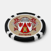 Enriquez Heraldic Arms Pokerchips (Enkel)