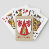 Enriquez Heraldic Shield Pokerkaarten (Achterkant)