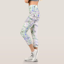 Enroute Laaggelegen kaart Capri Leggings